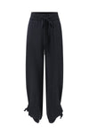 SWAYING 25 Fall/Winter Collection: Knotted Wool Tapered Leg Casual Pants SW-SW25AW3B12C3S4-HH (Black/Grey)